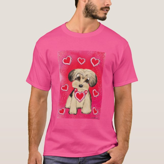 YORKIE POO T SHIRT (Framsida)