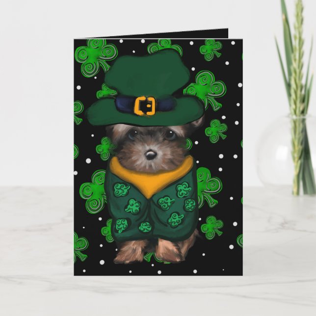 Yorkie Poo Tack Kort (Framsida)