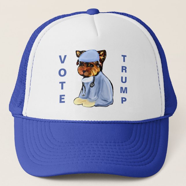 Yorkie Poo Truckerhatt Keps (Framsida)