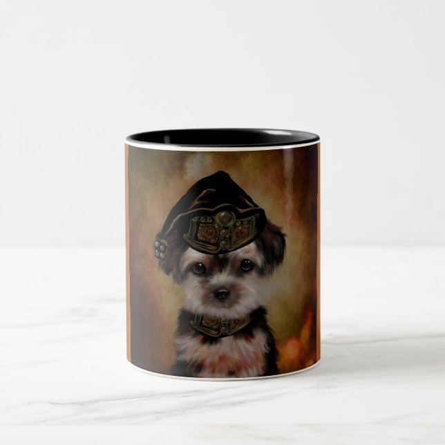 Yorkie Poo Två-Tonad Mugg (Center)