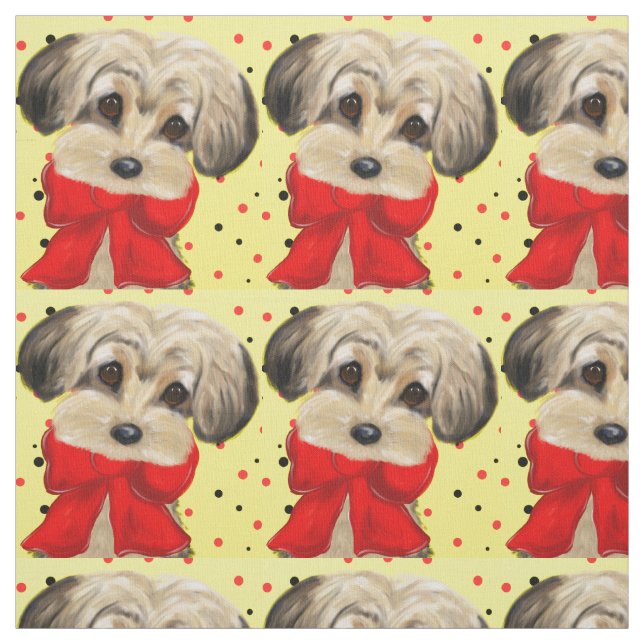 Yorkie Poo Tyg (Provkarta)