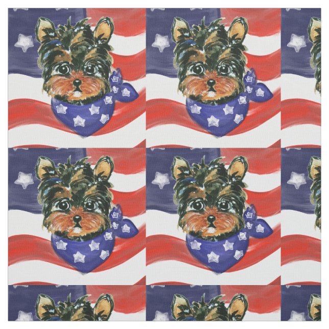 Yorkie Poo Tyg (Provkarta)