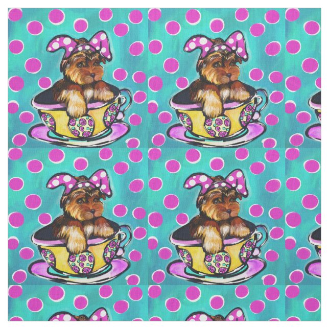 Yorkie Poo Tyg (Provkarta)