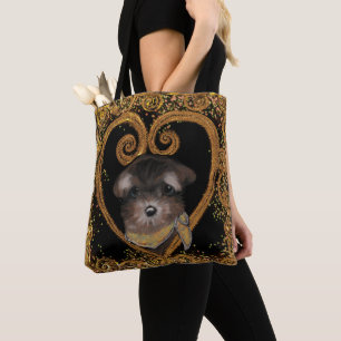 Yorkie Poo Tygkasse