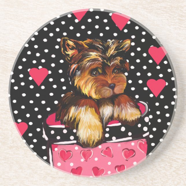 YORKIE POO UNDERLÄGG (Framsidan)