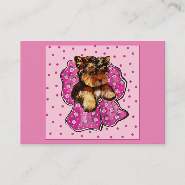 Yorkie Poo Visitkort (Framsida)