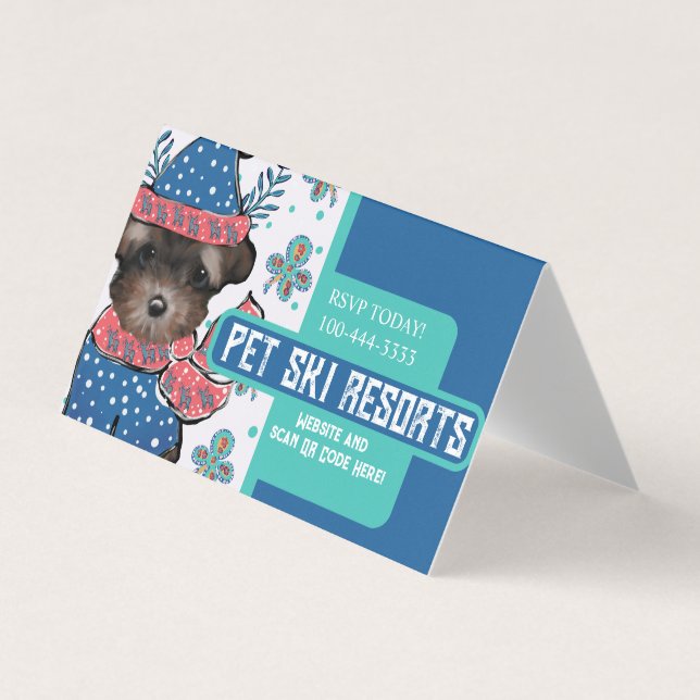 Yorkie Poo Visitkort (Framsida)