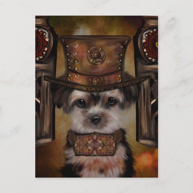 Yorkie Poo Vykort (Framsida)