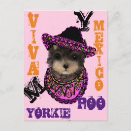Yorkie Poo Vykort