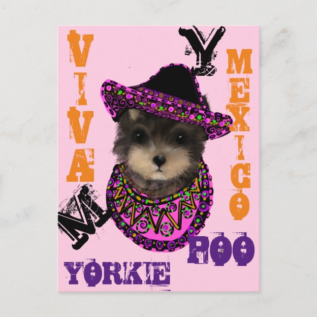 Yorkie Poo Vykort (Framsida)
