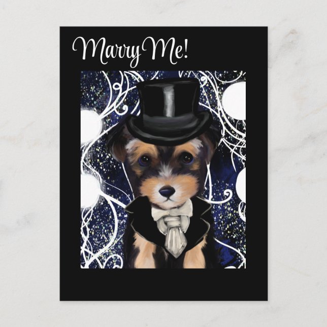 Yorkie Poo       Vykort (Framsida)
