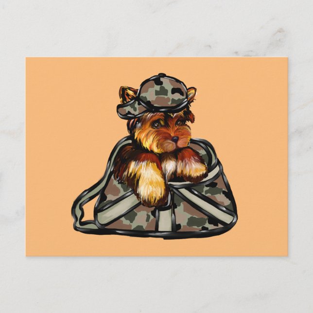 YORKIE POO VYKORT (Framsida)