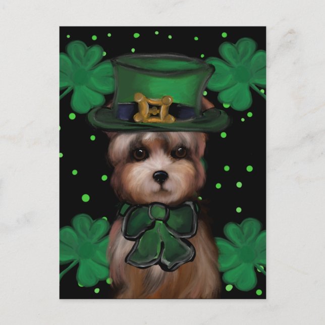 Yorkie Poo Vykort (Framsida)