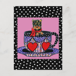 Yorkie Poo Vykort