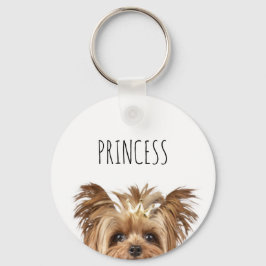 Yorkie Princess Nyckelring