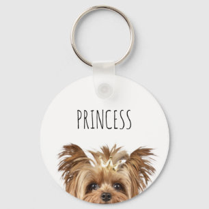Yorkie Princess Nyckelring