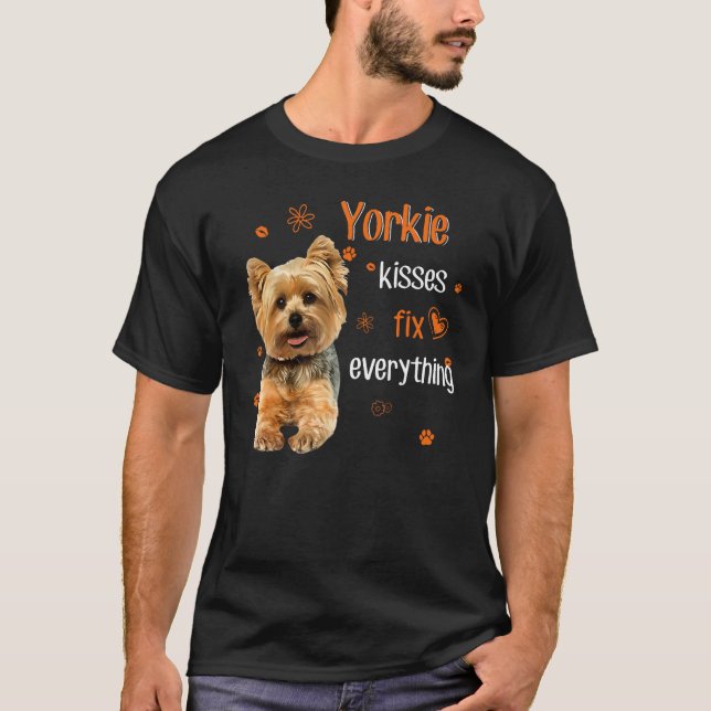 Yorkie pusses fixa allt t shirt (Framsida)