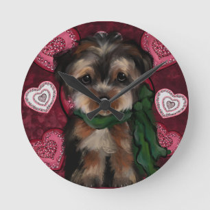 YORKIE RUND KLOCKA
