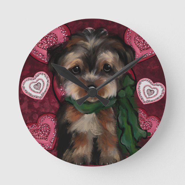 YORKIE          RUND KLOCKA (Framsida)