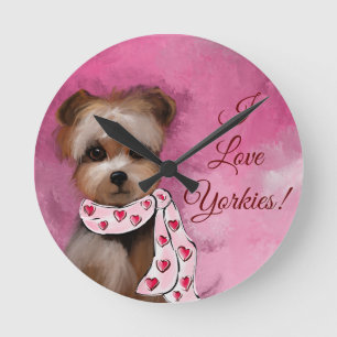 YORKIE           RUND KLOCKA
