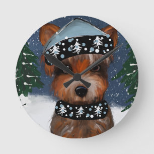 Yorkie rund klocka