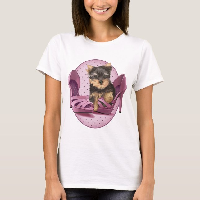 Yorkie skor in tee (Framsida)