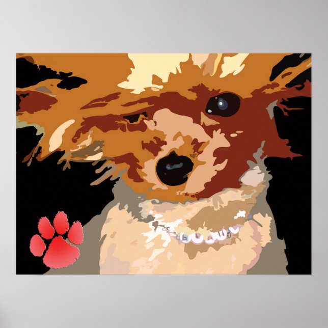 Yorkie Supermodel Poster (Framsidan)