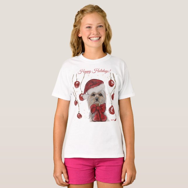 Yorkie T Shirt (Hel framsida)