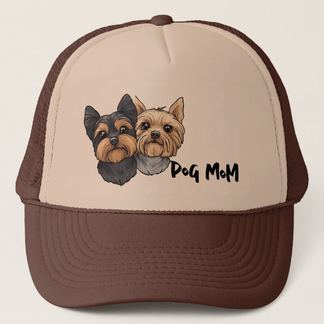 Yorkie Team Hund Mamma Keps (Framsida)