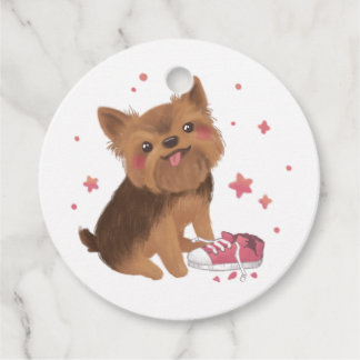 Yorkie the Cutest Trouble Maker Gåvor Etiketter