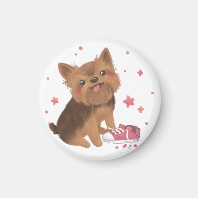 Yorkie the Cutest Trouble Maker Magnet (Framsidan)