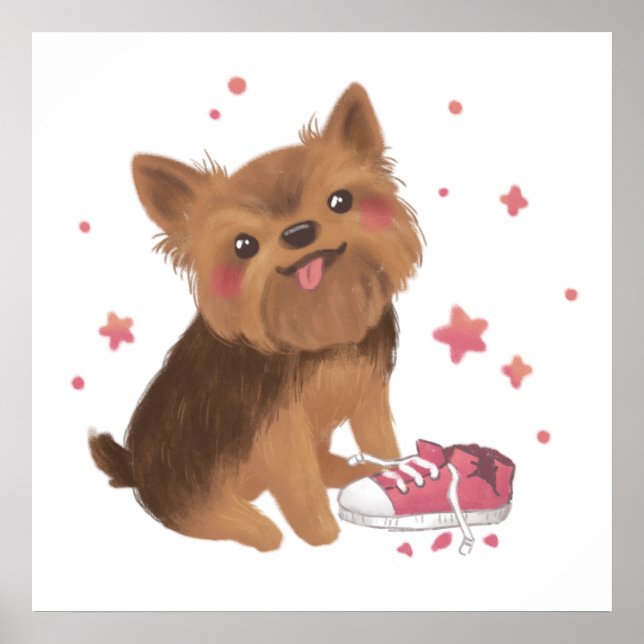 Yorkie the Cutest Trouble Maker Poster (Framsidan)