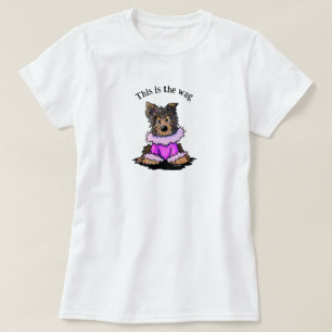 Yorkie The Wag KiniArt T Shirt