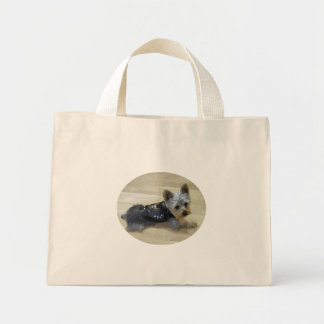 Yorkie Tote Bag Mini Tygkasse