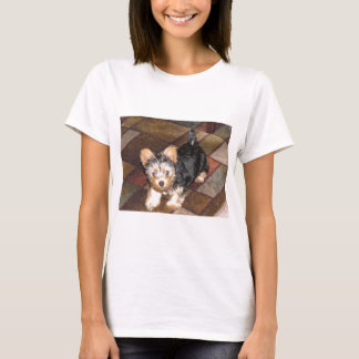 Yorkie valp tee shirt