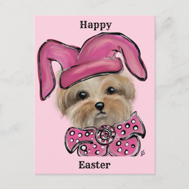 Yorkie   vykort (Framsida)