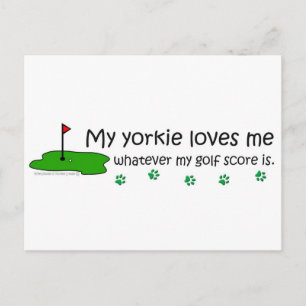 Yorkie Vykort