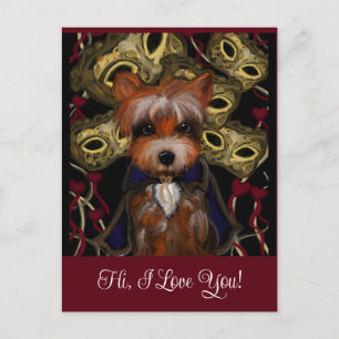 Yorkie Vykort