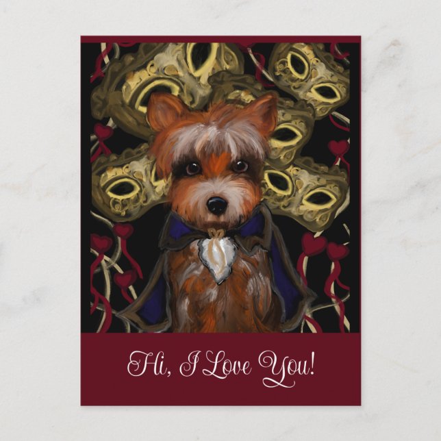 Yorkie Vykort (Framsida)