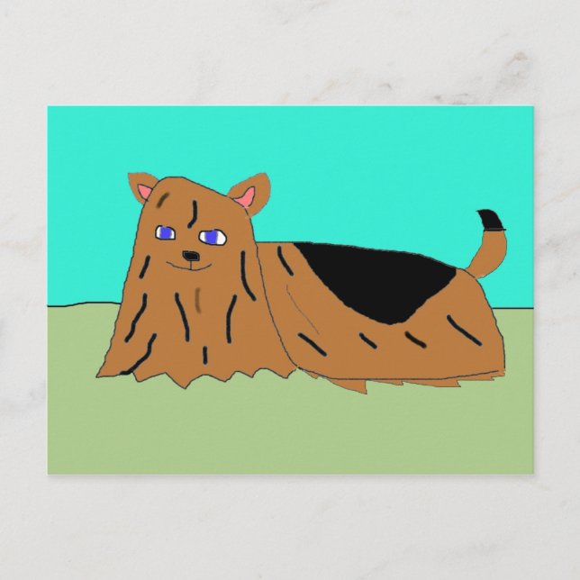 Yorkie Vykort (Framsida)