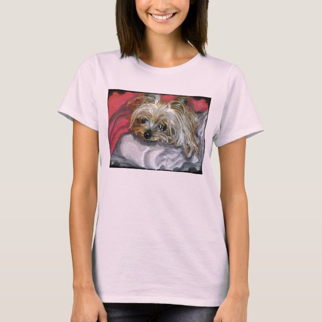 Yorkie Whimzi skjorta Tee Shirt (Framsida)