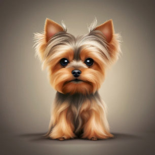 Yorkie Yorkies Ras Söt Valp Hund Slips