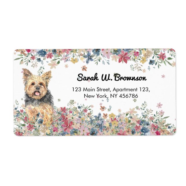 Yorkie Yorkshire Home Fraktsedel (Framsidan)