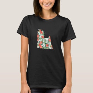 Yorkie Yorkshire Terrier Aloha Hawaiian Hund T Shirt
