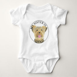 Yorkie Yorkshire Terrier Big Sister T Shirt
