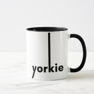 Yorkie Yorkshire Terrier Enkel Hund Ägare & Älskar Mugg