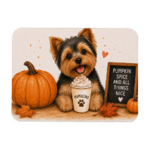 Yorkie Yorkshire Terrier Pumpa Kryddmagnet