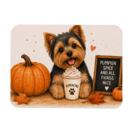 Yorkie Yorkshire Terrier Pumpa Kryddmagnet Magnet