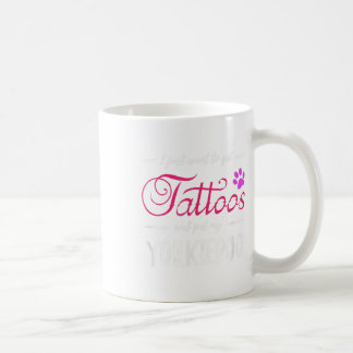 Yorkiepoo Hund älskare Tattoo Rolig hund Mamma Gif Kaffemugg