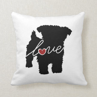 Yorkiepoo (Yorkie/pudel) kärlek Kudde
